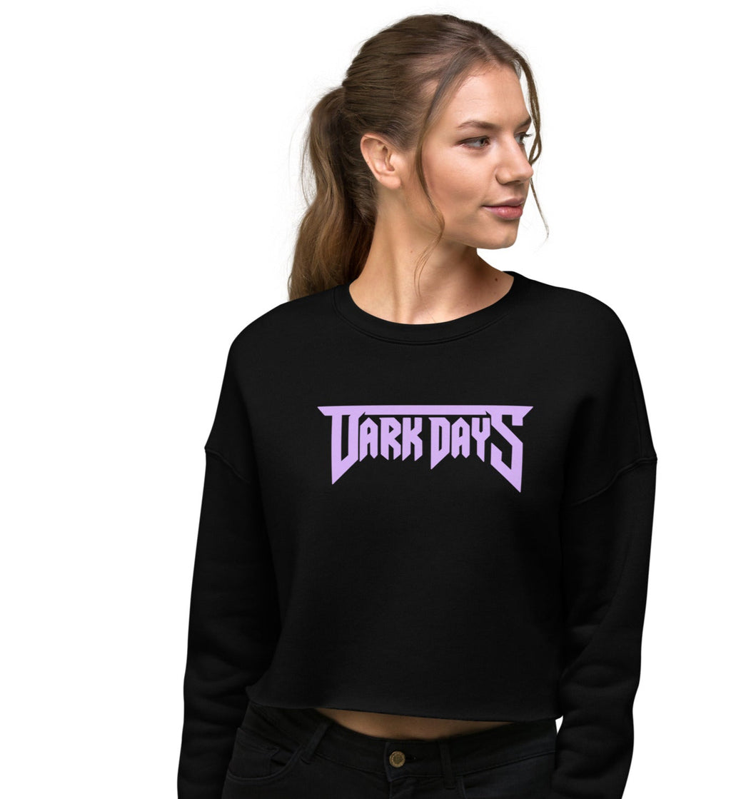 Dark Days Logo - Crop Sweatshirt