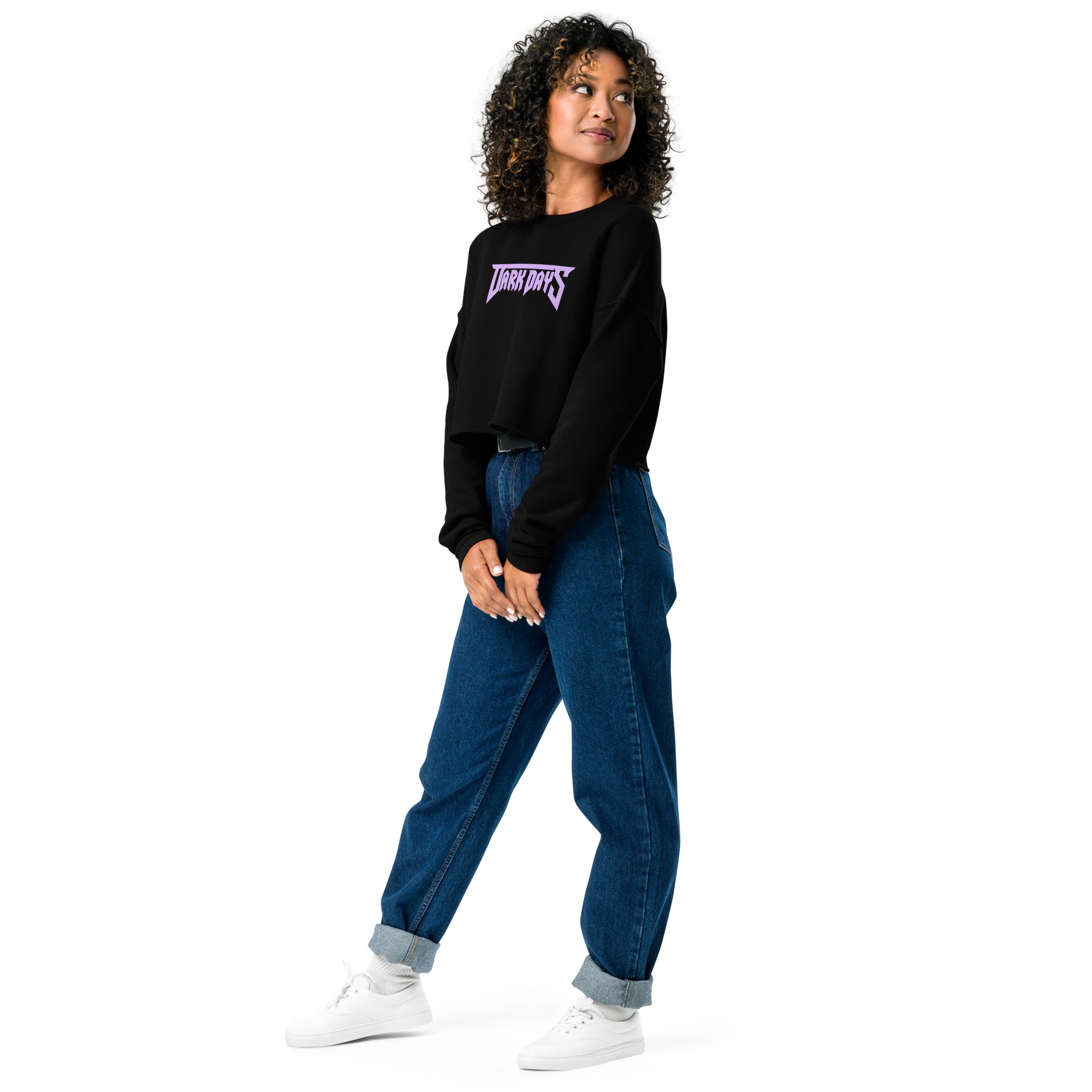 Dark Days Logo - Crop Sweatshirt